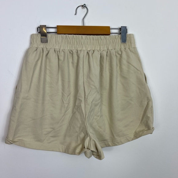 Meshki Tahlia Loopback Shorts Cream Sz L - Picture 8 of 10
